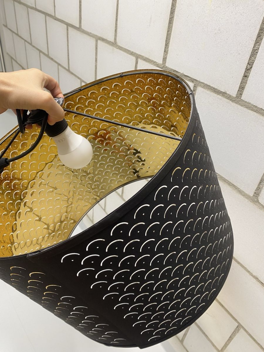 Ikea Lampadari & plafoniere: NYMÖ Lampe, schwarz/messingfarben – Usato da Langendorf venduto da Charly_111 1