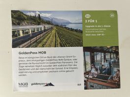 Gutschein 2 für 1 GoldenPass MOB