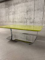 Massiver Vintage Couchtisch Chromgestell (Abholung ZH/Flims)