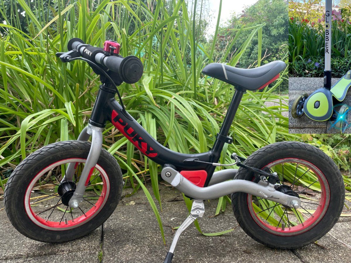 Puky Veicoli per bambini: Puky Laufrad /kaum gefahren/ + GRATIS Globber Trottinett – Usato da Gipf-Oberfrick venduto da kutil_radim