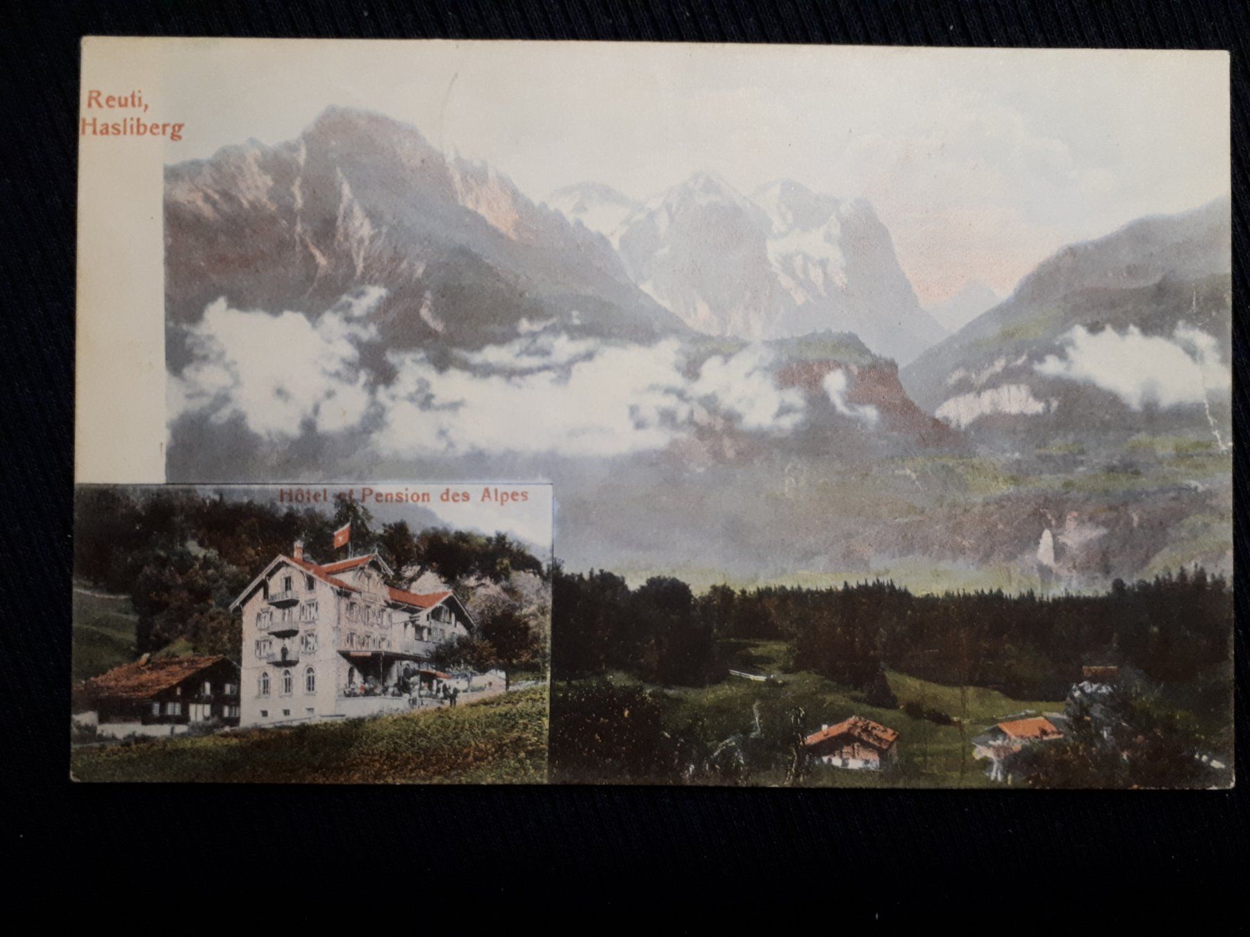 Cartoline postali: REUTI - HASLIBERG 1907 – Usato da Ponto Valentino venduto da giorgia06