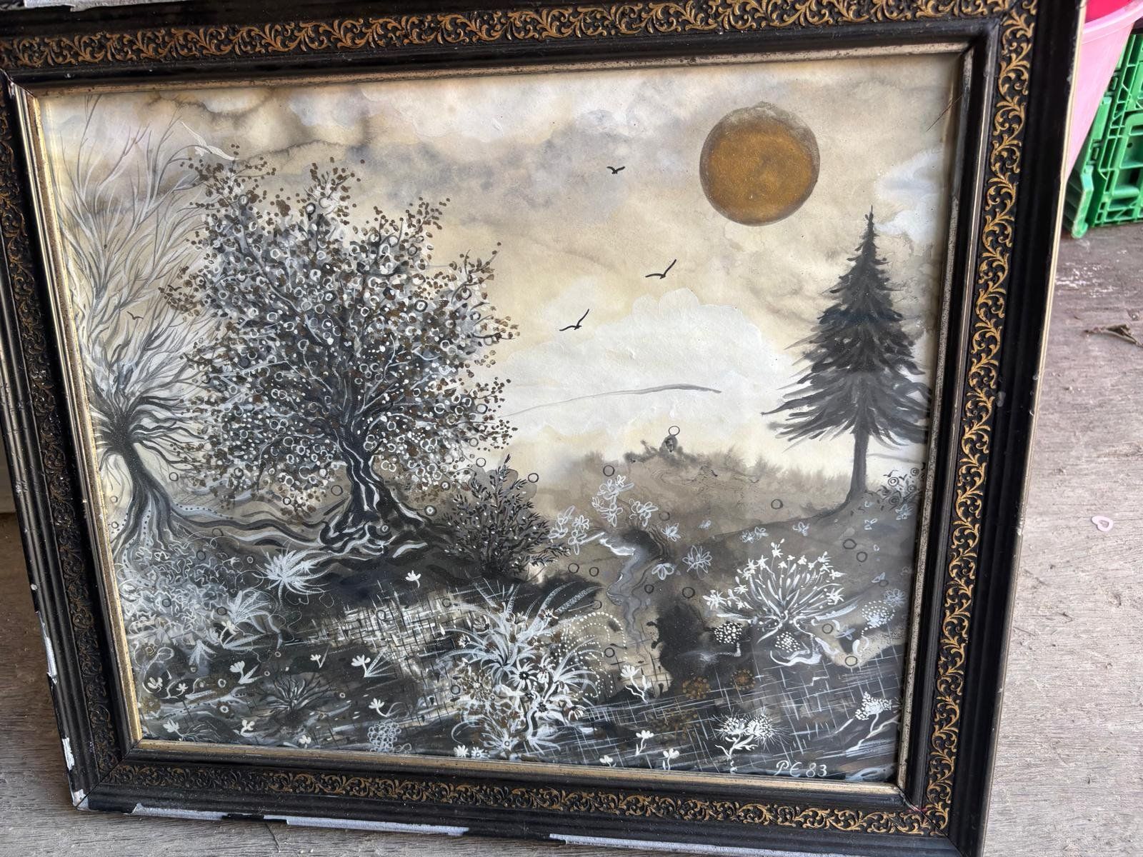 Dipinti: Bild Kunst unbekannt Sammlerset 2 Stk. – Usato da Regensdorf venduto da RCM_8105Regensdorf 1