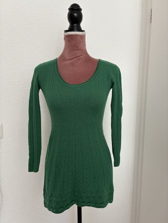 M Missoni Kleid Strick grün Rundhalsausschnitt Grösse 42