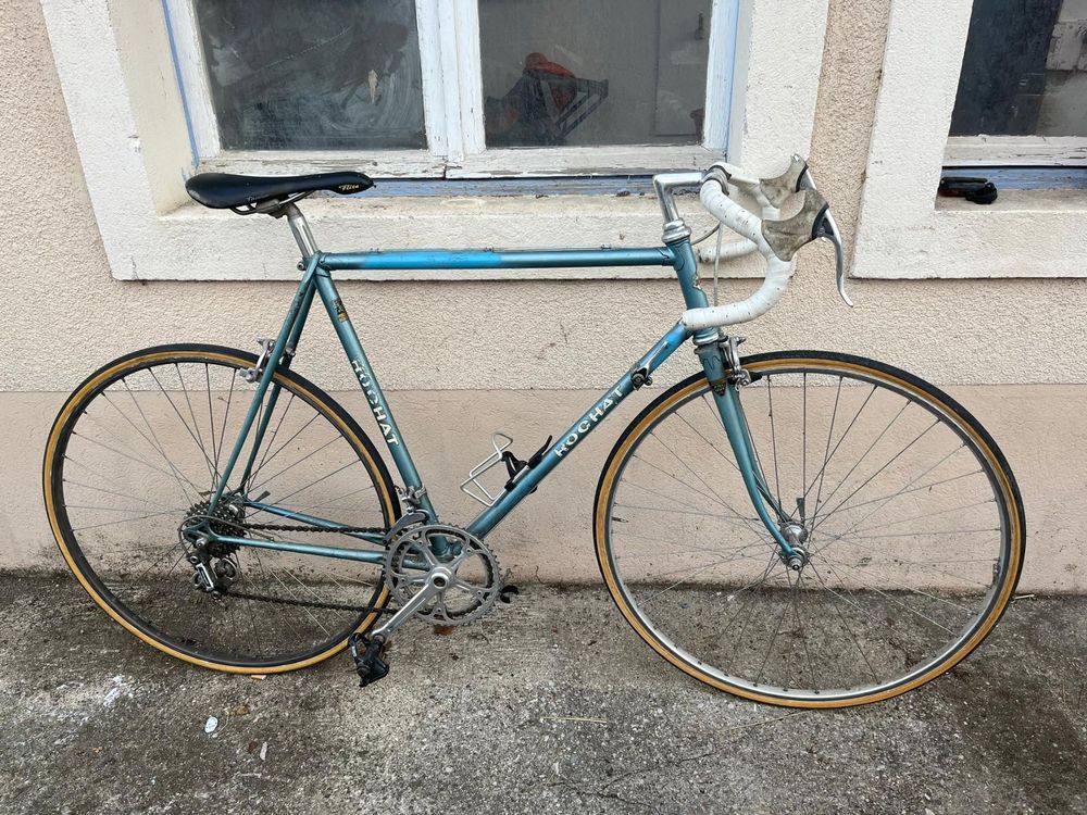 Vélo De Course Ancien MBK Gris – Homme – 10 Vitesses – Avec Accessoires D’origine