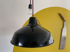 Schöne Vintage Industrie Lampe / Leuchte NR.4.1