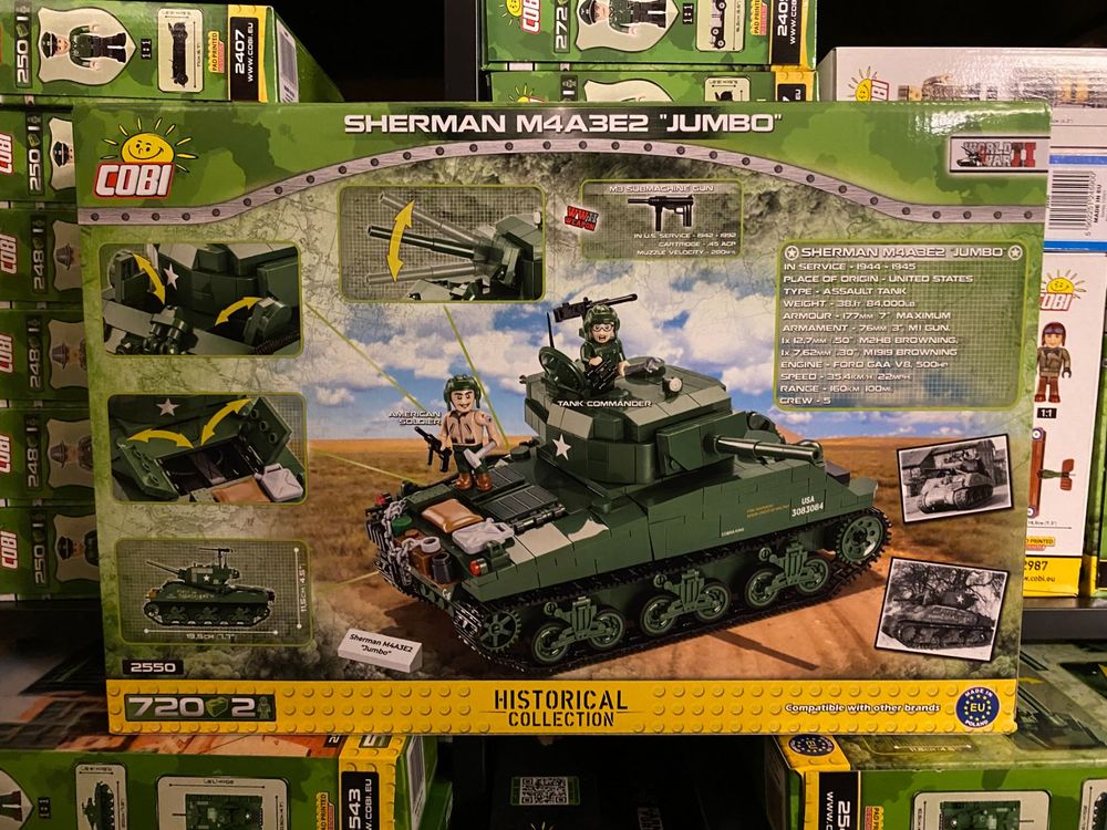 Cobi Jeux de construction: Cobi 2550 Sherman M4A3E2 Jumbo (NEU) – Neuf avec emballage d'origine à St.Gallen par MedienJoe 1