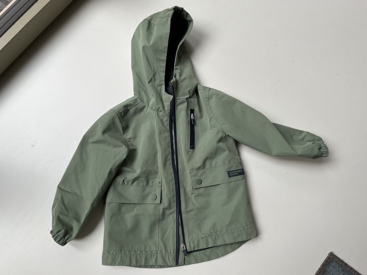 La Redoute Giacche & Cappotti: Kids' Green Rain Jacket - Size 98/104 – Usato da Zürich venduto da Agave_Sue