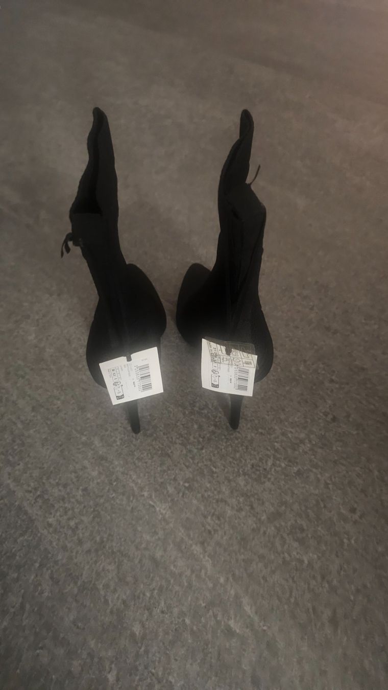 Morgan Damenschuhe: Bottines Morgan noires en maille extensible taille 38 – Neu (gemäss Beschreibung) aus Mörigen von uw5_bq7n 3