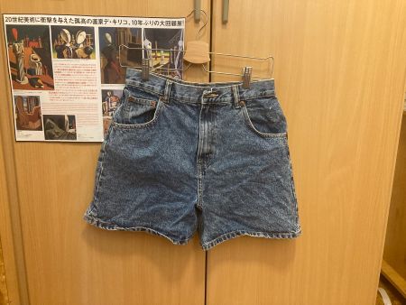 Shorts di jeans donna vita alta