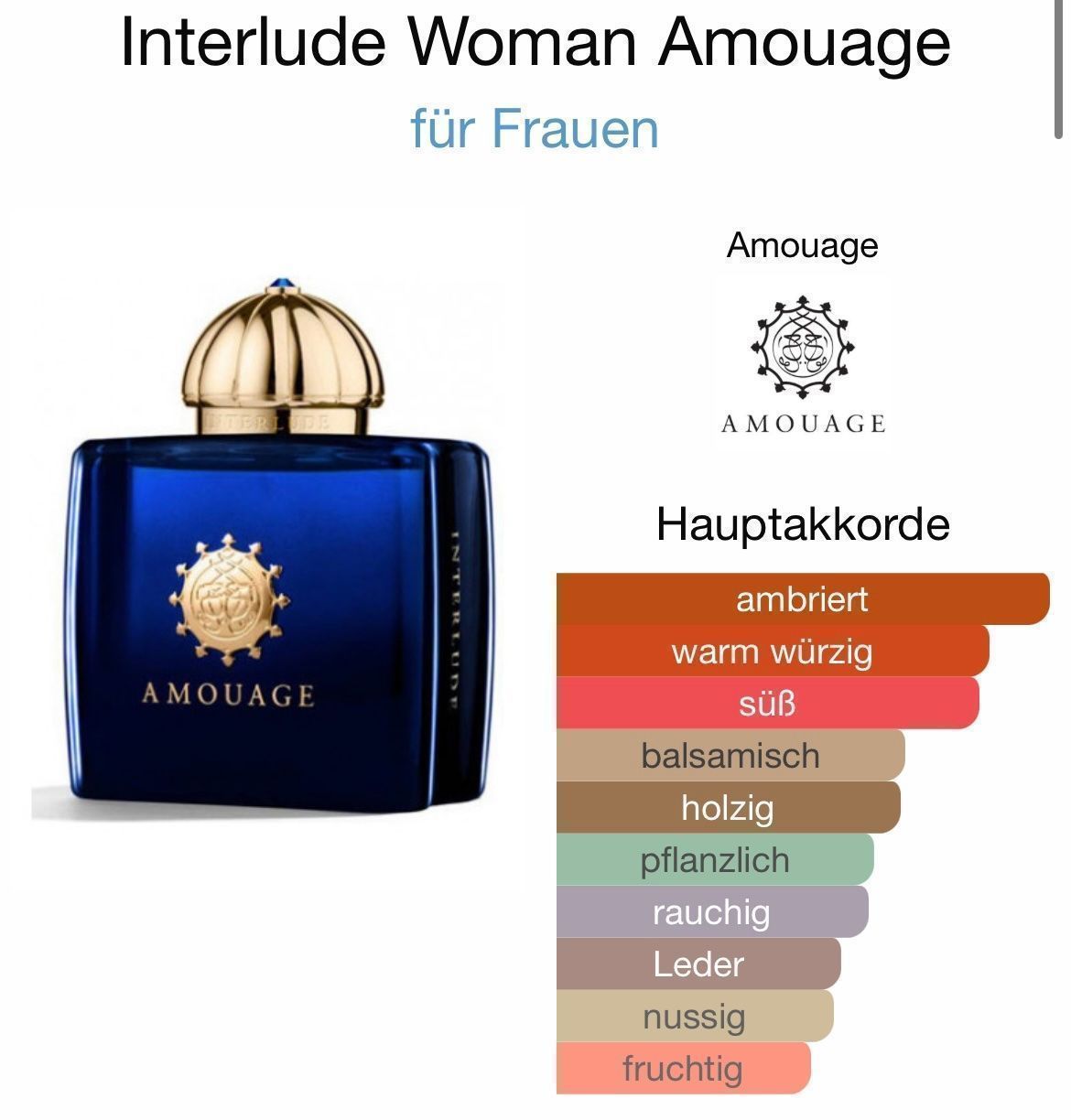 Amouage Parfum & Eau de Toilette: Amouage INTERLUDE 2 ml Abfüllung – Neu (gemäss Beschreibung) aus St. Gallen von lfs_nxl8 1