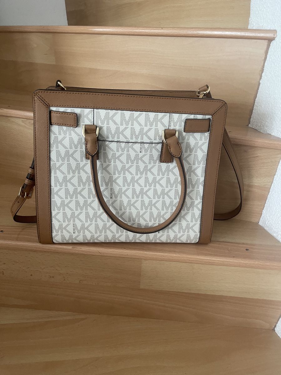 Michael Kors Borse da donna: Tasche Michael Kors Logo Beige Leder Damen – Usato da Gossau ZH venduto da Smarea 1