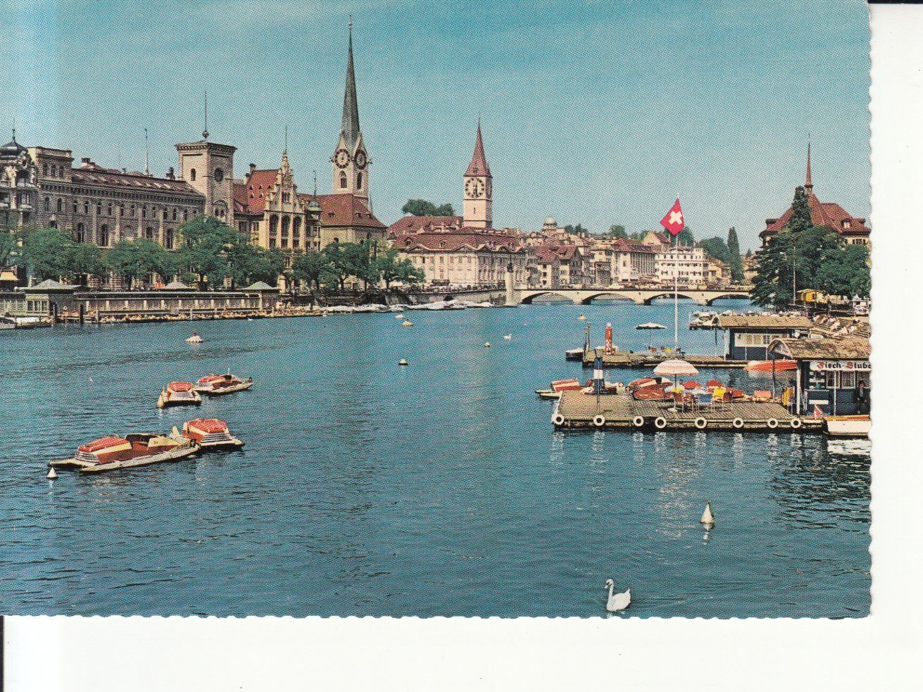 Cartoline postali: Zürich ca. 1960 – Usato da Bürglen TG venduto da StampGraf