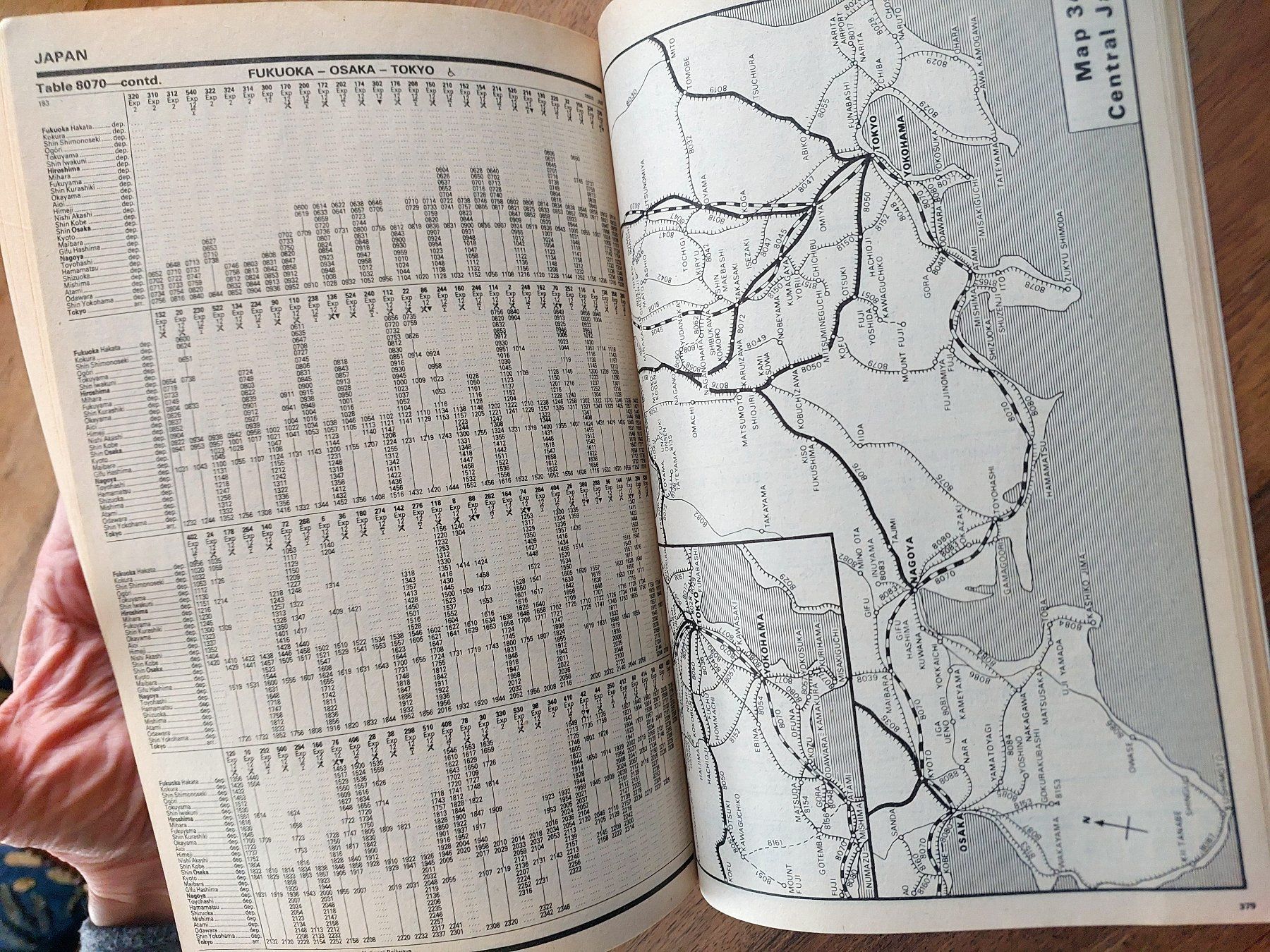 Libri: Thomas Cook Overseas Timetable 1983 – Usato da Schönenwerd venduto da Steidi 6