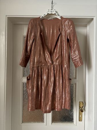 BA&SH bash verve silk dress t.0