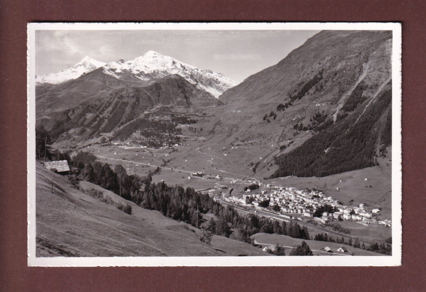 Cartoline postali: AIROLO - Panorama – Usato da Pully venduto da nicecards-shop