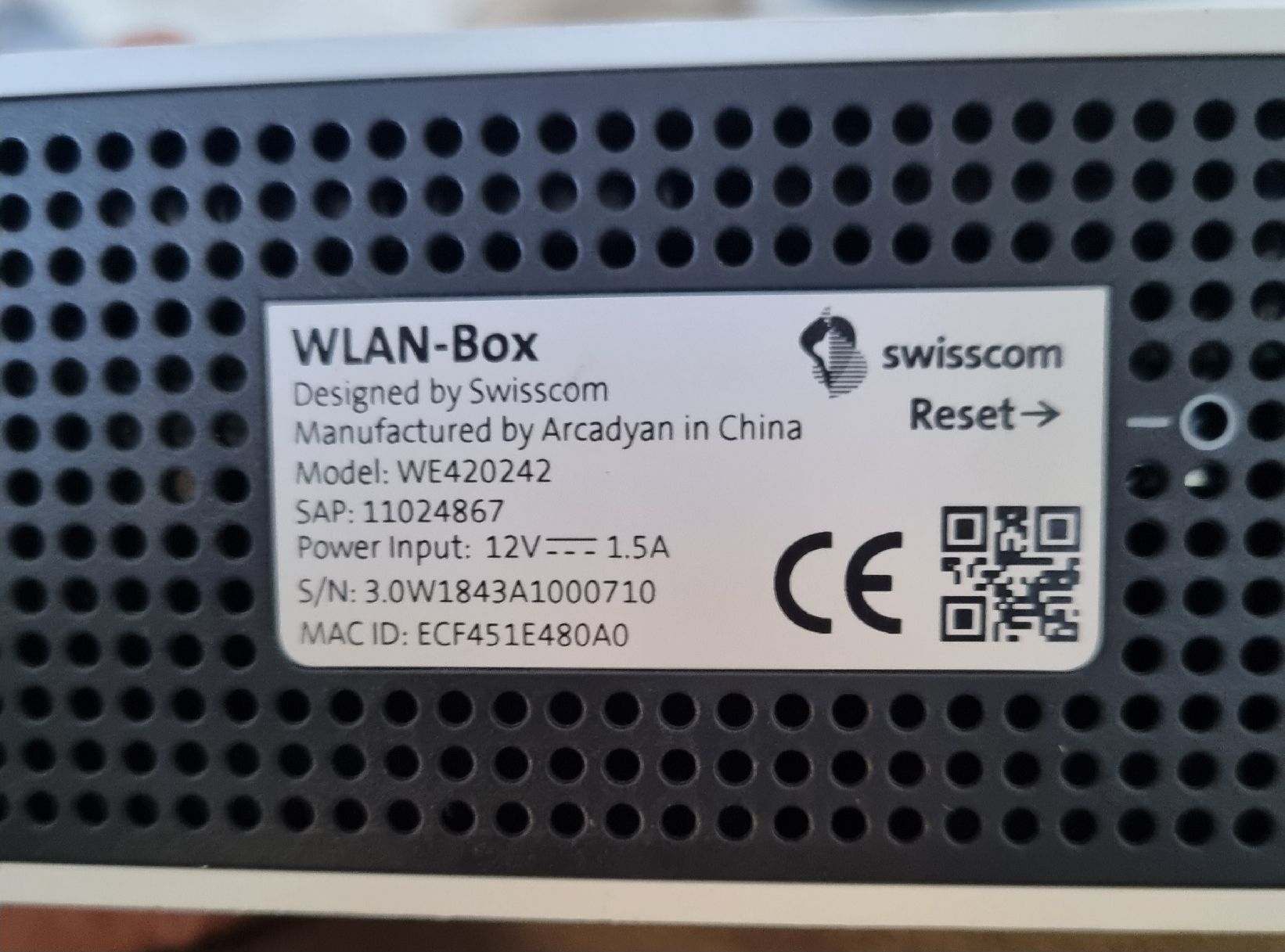 Swisscom Modems & Routeurs: WLAN-Box Swisscom – D'occasion à Bigenthal par meier90 1