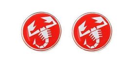 Abarth Skorpion 3D Sticker 21mm Duo Set (Art. 21539) NEU