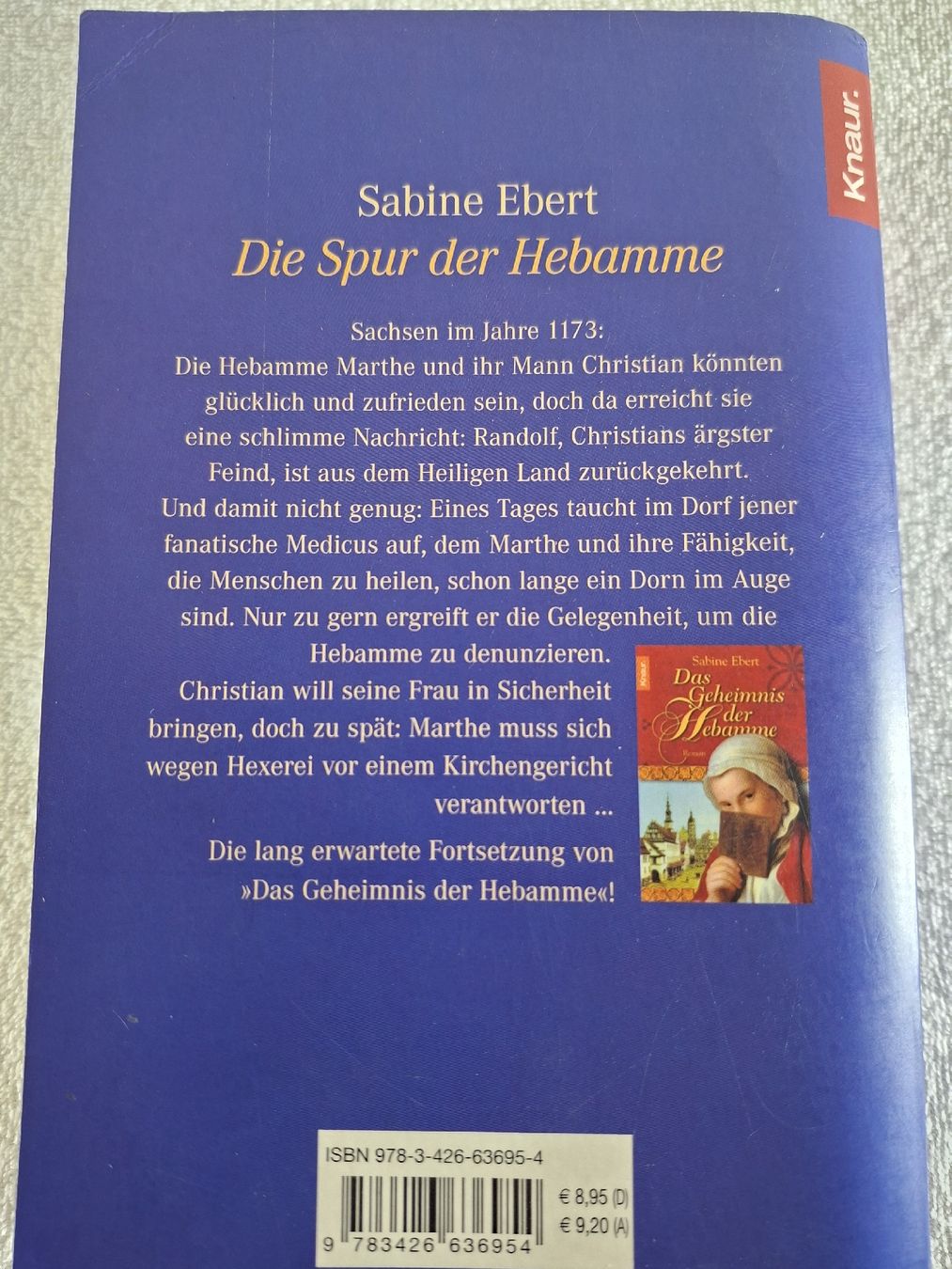 Libri: Sabine Ebert, Die Spur der Hebamme,  Taschenbuch  – Usato da Grindelwald venduto da carro5 1