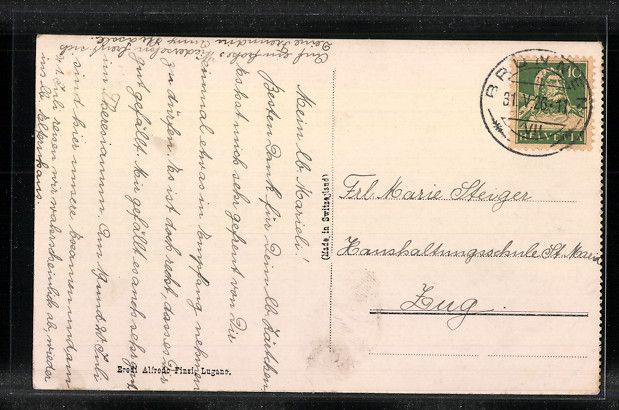 Cartoline postali: Ingenbohl, Institut Ingenbohl mit Töcht – Usato da Berlin venduto da bartko-reher 1