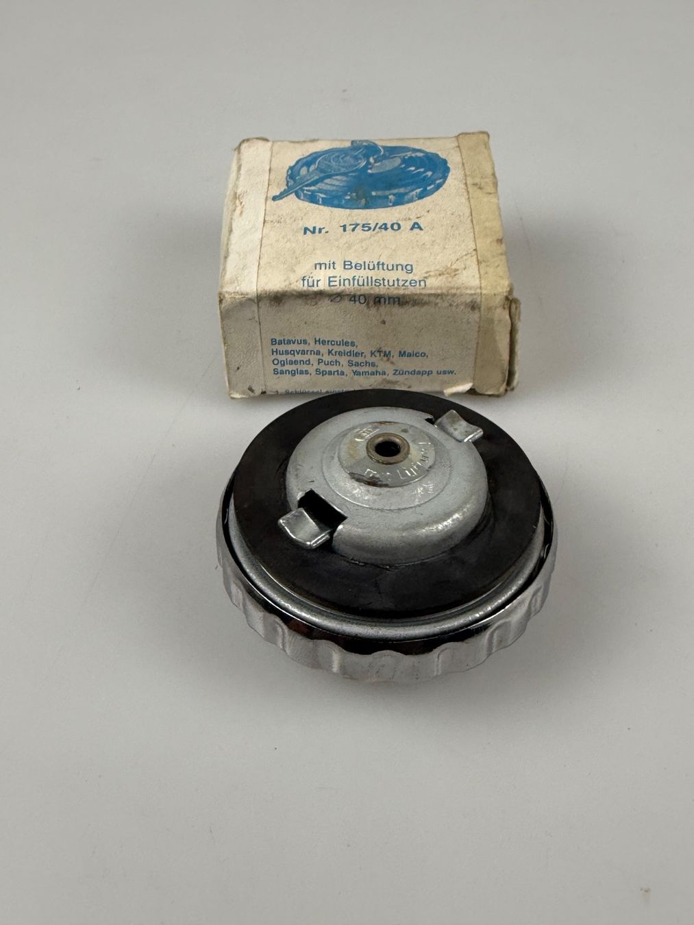 Puch Mofas: Cawi Tankdeckel 40mm NOS – Neu und originalverpackt aus Hallau von mofaplus 2