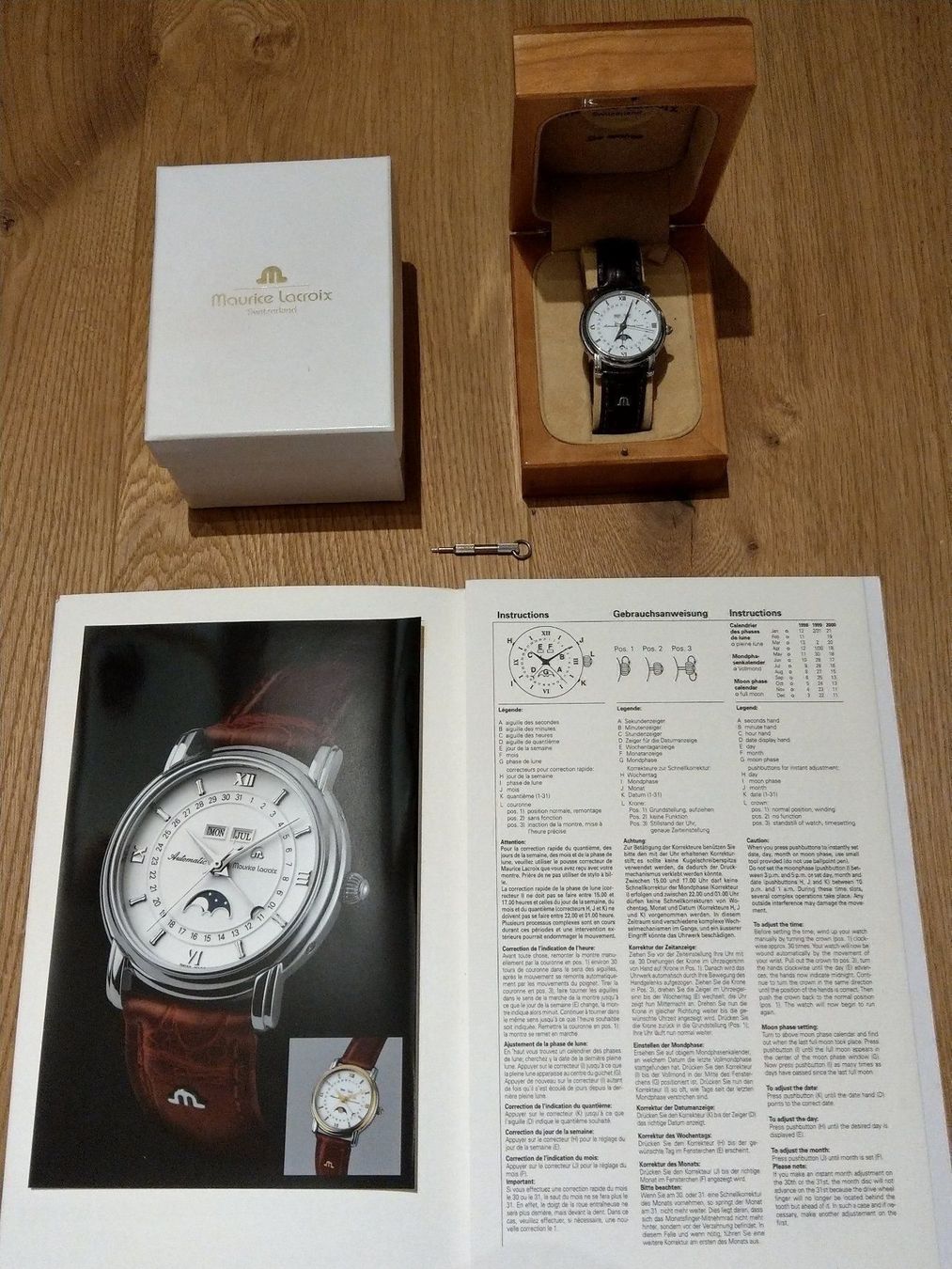 Maurice Lacroix Orologi: Armbanduhr Maurice Lacroix Master Piece – Usato da Oberhasli venduto da Chrisch1 1