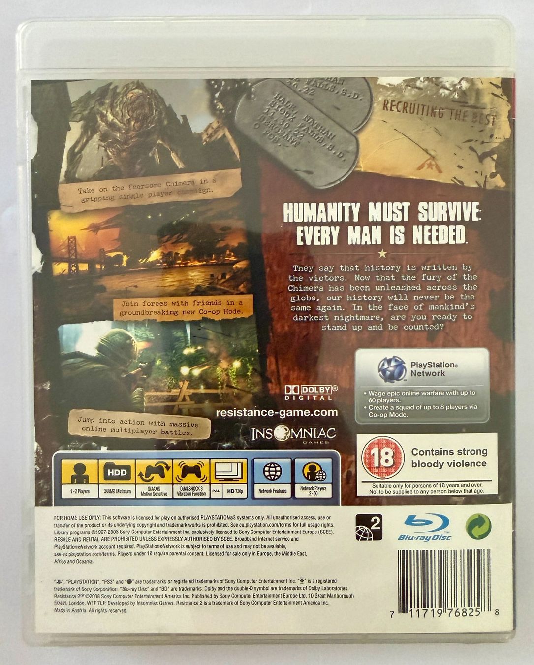 Spiele: Resistance 2 - PS3 - Playstation 3 – Gebraucht aus Höri von PSMarinho 3