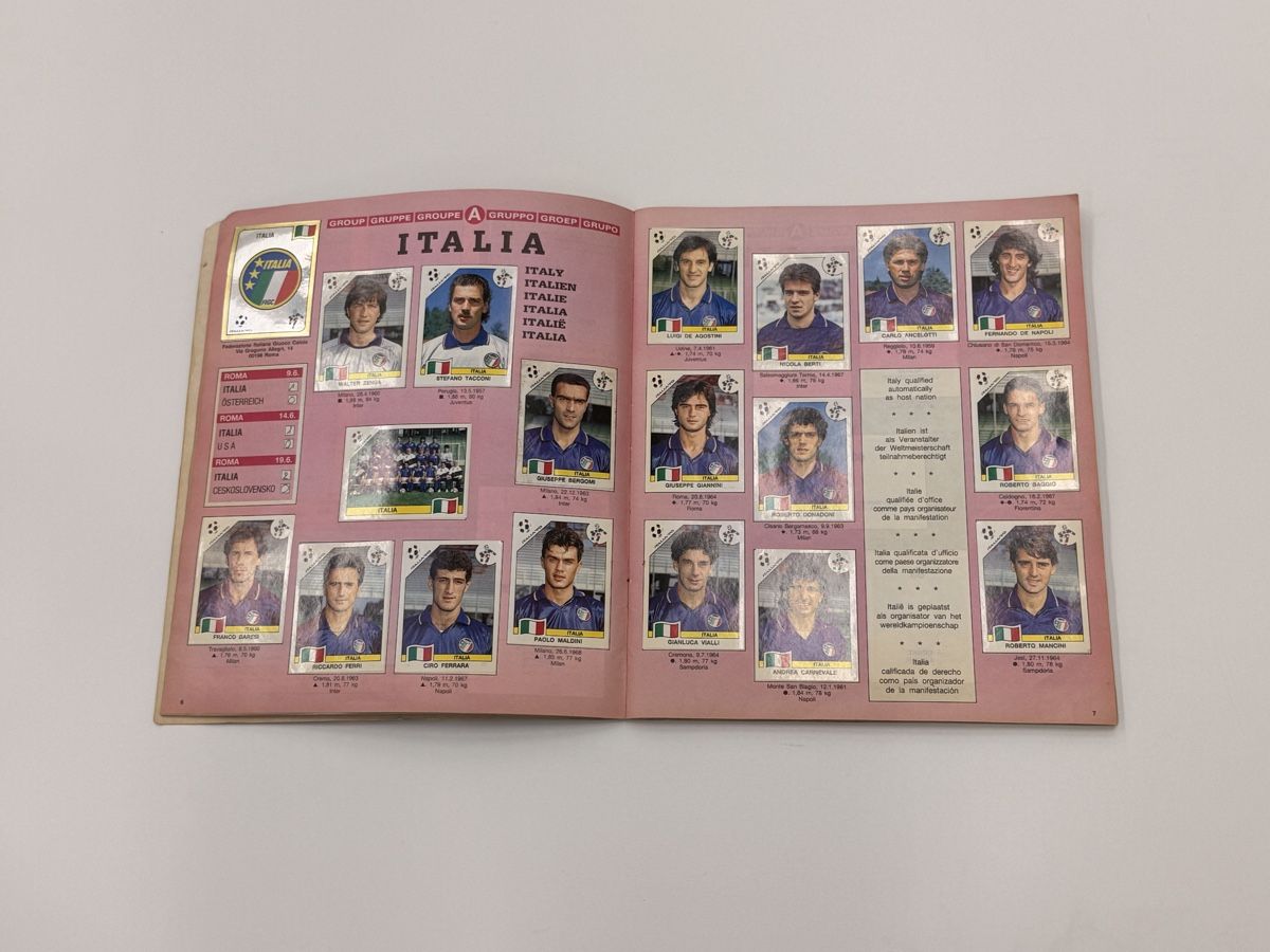 Panini Album: Album Panini Italia 90 -Complet - – Usato da Genève venduto da vintageMC 3