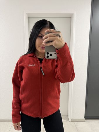 Jack Wolfskin fleece jacket red size 164 