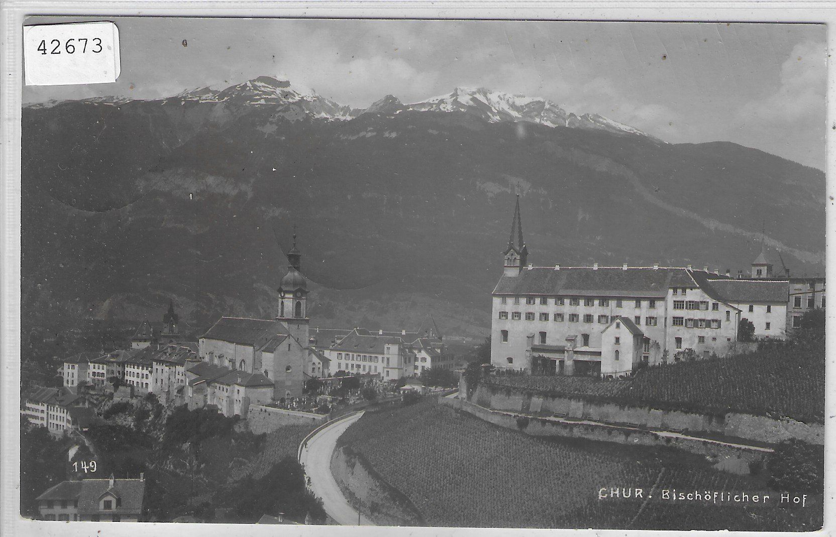 Cartoline postali: Chur - Bischöflicher Hof – Usato da Ettingen venduto da Kartenplanet