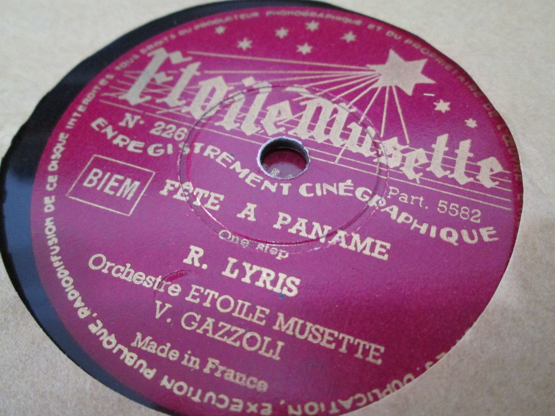 Schallplatten: DISQUES 78 TOURS – Gebraucht aus Lausanne von Leag 6