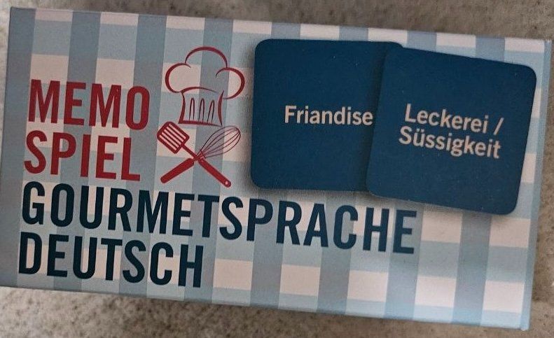 Giochi: Memory: Gourmetsprache Deutsch – Usato da Köniz venduto da deb_l6sd