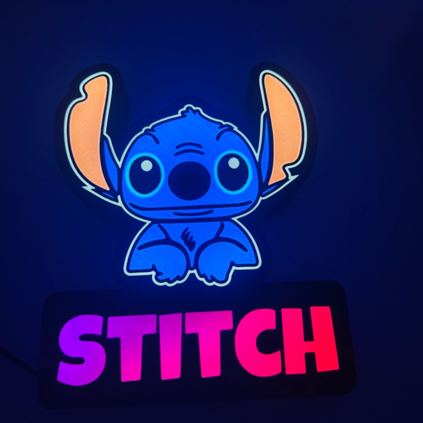 Lampade: Lightbox lampe led STITCH RGB – Nuovo (secondo la descrizione) da Vicques venduto da PAMB3D