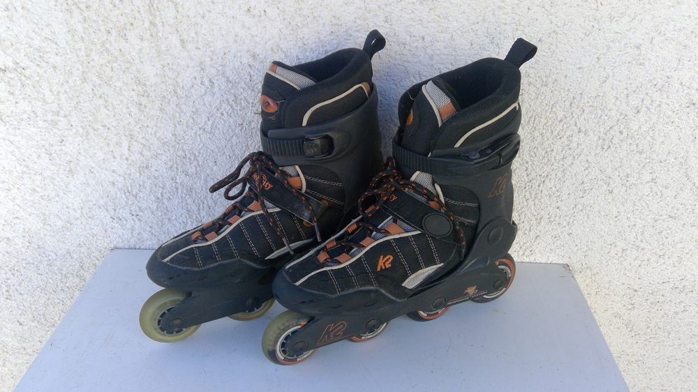 K2 Freeq Roller Blades Femme Taille 8,0 - Gris Bleu Orange
