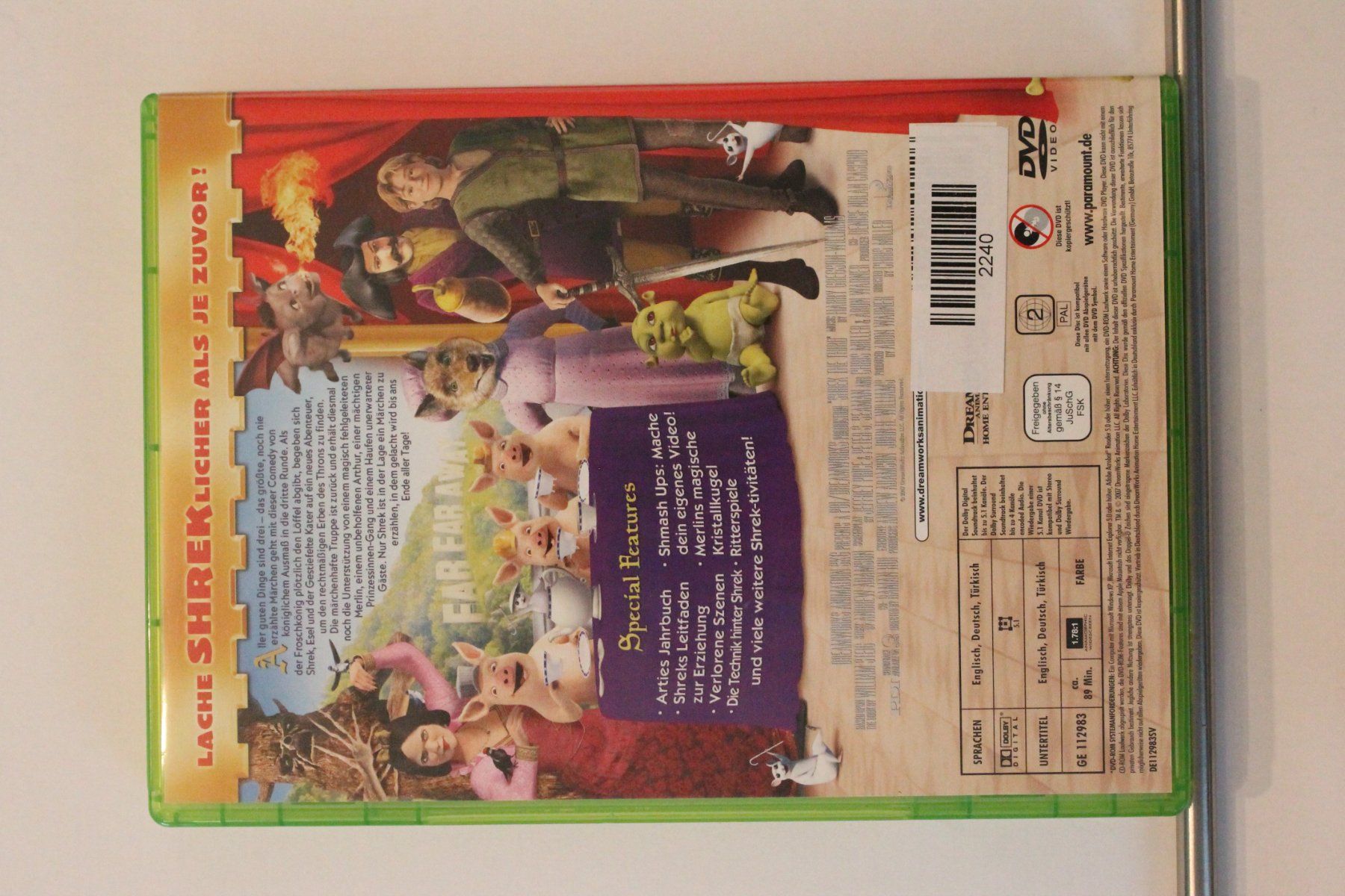 Tutti i DVDs: Shrek der Dritte – Usato da Grenchen venduto da Manuel.We 1