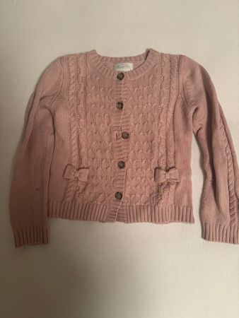 Mayoral Chic Cardigan for Girls, Size 5/6, Pink, Cute!