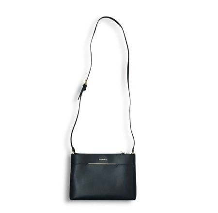 Sac bandoulière Ted Baker en cuir noir