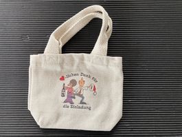Täschli zum füllen "danke für die Einladung"