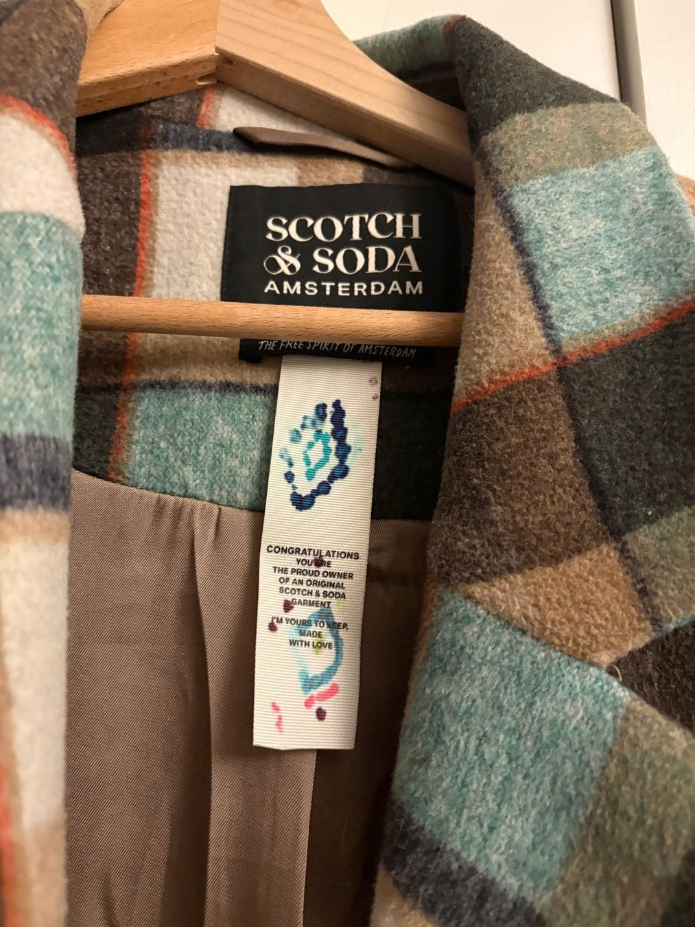 Cappotti: Scotch & Soda Plaid Single Breasted Coat – Usato da Zürich venduto da ray_r79m 1