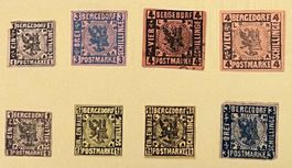 Briefmarken Altdeutschland Bergedorf Jg.1861