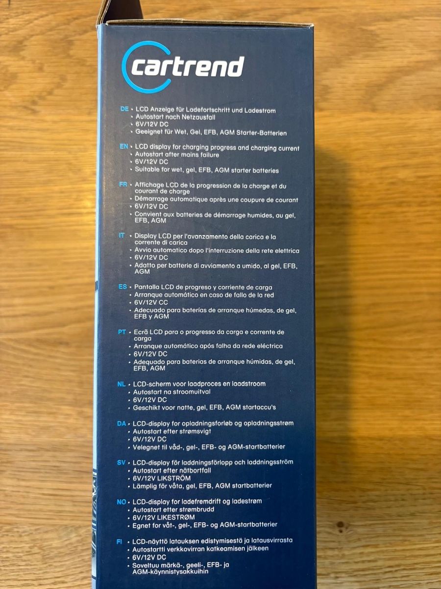 Batterie-Ladegeräte: Cartrend DP 4.1 Batterieladegerät - Neu! – Neu und originalverpackt aus Chur von Eyspi 1