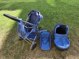 Puppenwagen 3 in 1 Set inkl Tasche