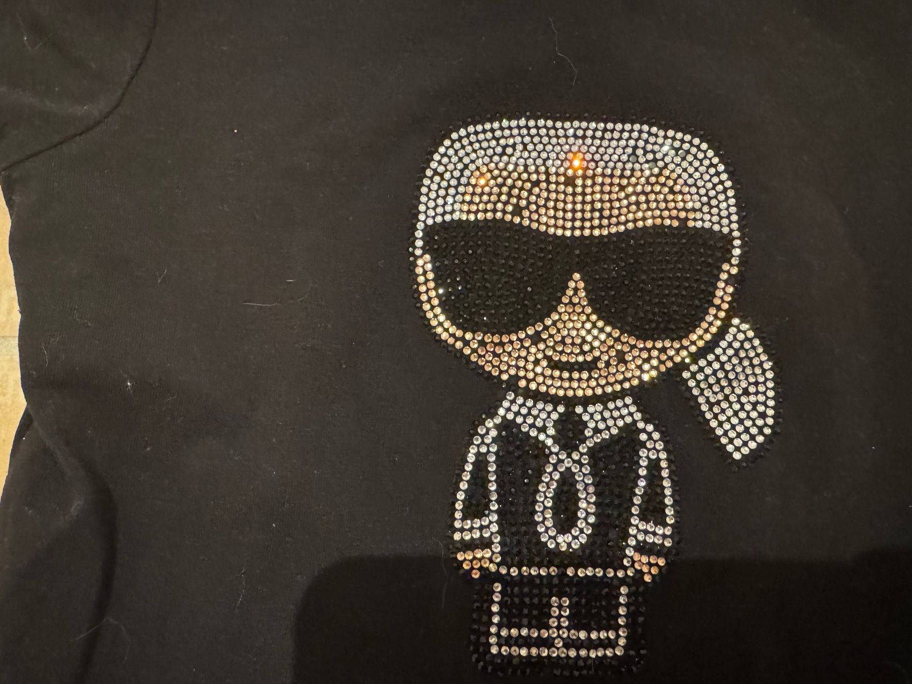 Karl Lagerfeld Camicette, T-shirt & Top: Karl lagerfeld Glitzershirt, 5J 110 – Usato da Klingnau venduto da Markus14 3