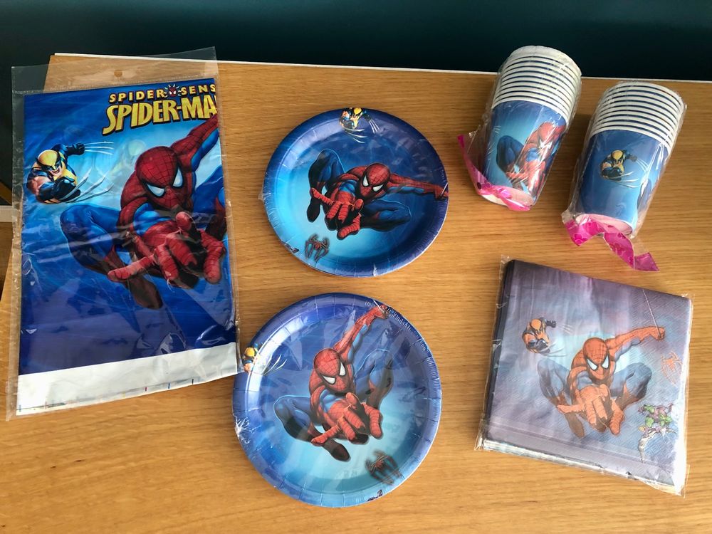 Lot De 12 Masques Spiderman En Carton - Pour Fêtes, Anniversaires, Déguisements Enfants