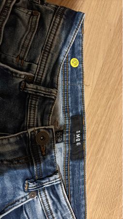 New Yorker Jeans SMOG Slim Straight blau Groesse 29/30 