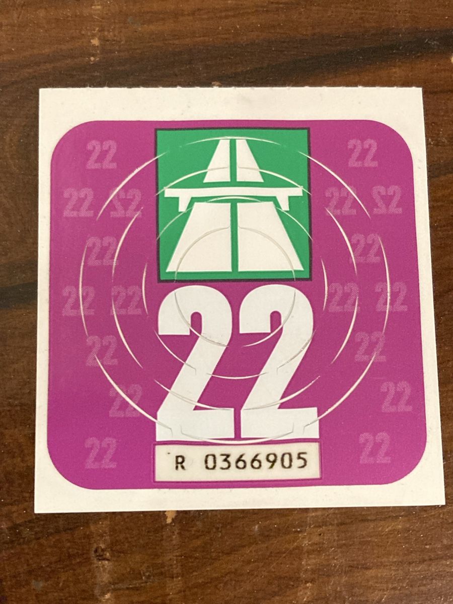 Vignette autostradali: Autobahn Vignette neu 2022 – Nuovo (secondo la descrizione) da Boll venduto da Jopp1