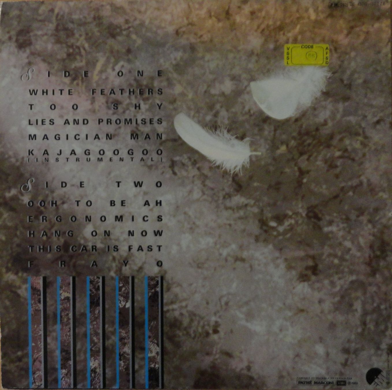 Dischi in vinile: KAJAGOOGOO - White Feathers – Usato da Neftenbach venduto da Verk13 1