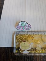 UFO-Katze Pin Badge Anstecker