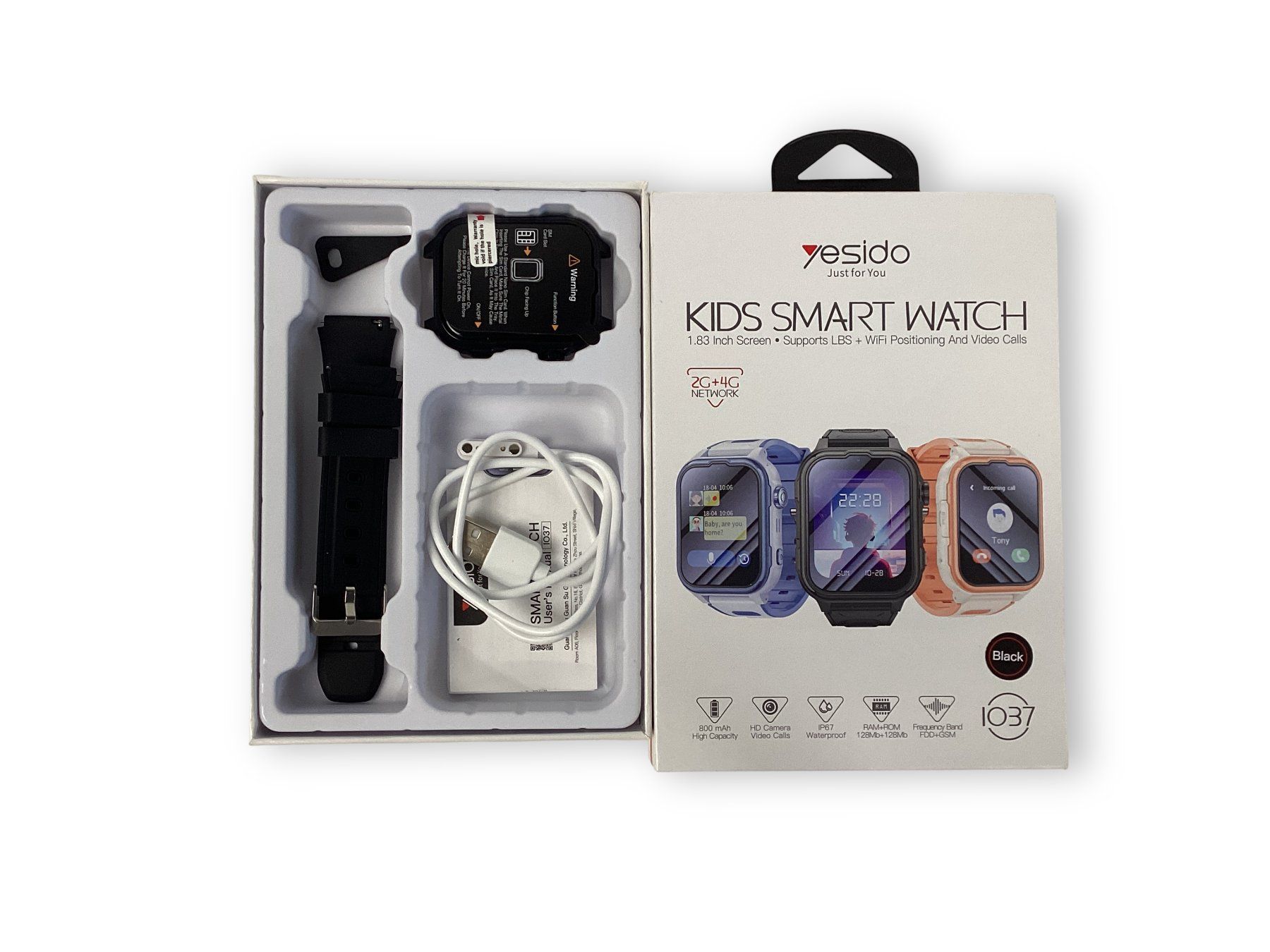 Smartwatch: YESIDO Kids Smart Watch – Nuovo (secondo la descrizione) da Zürich venduto da Restwert_Zuerich 4