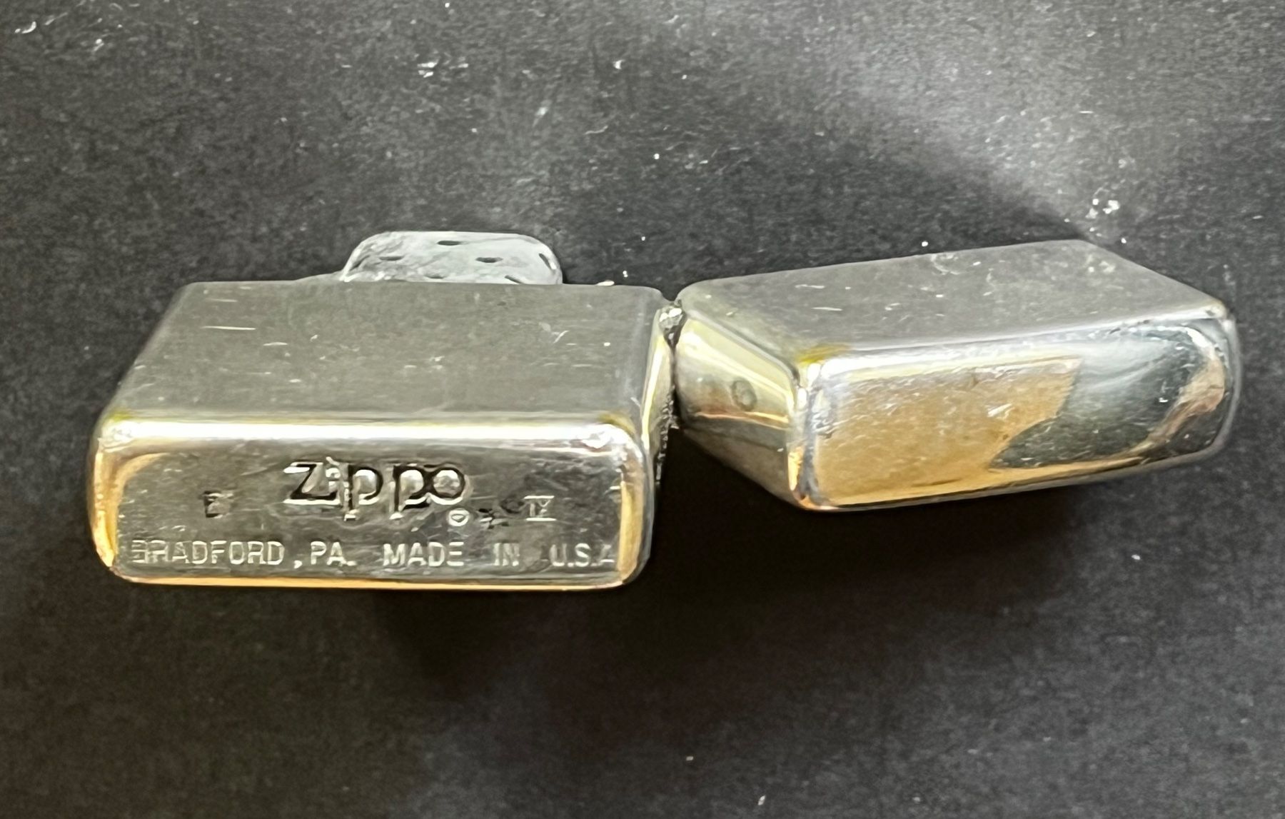 Zippo Accendini: Zippo-Feuerzeug versilbert – Usato da Zürich venduto da FV.vintage 7