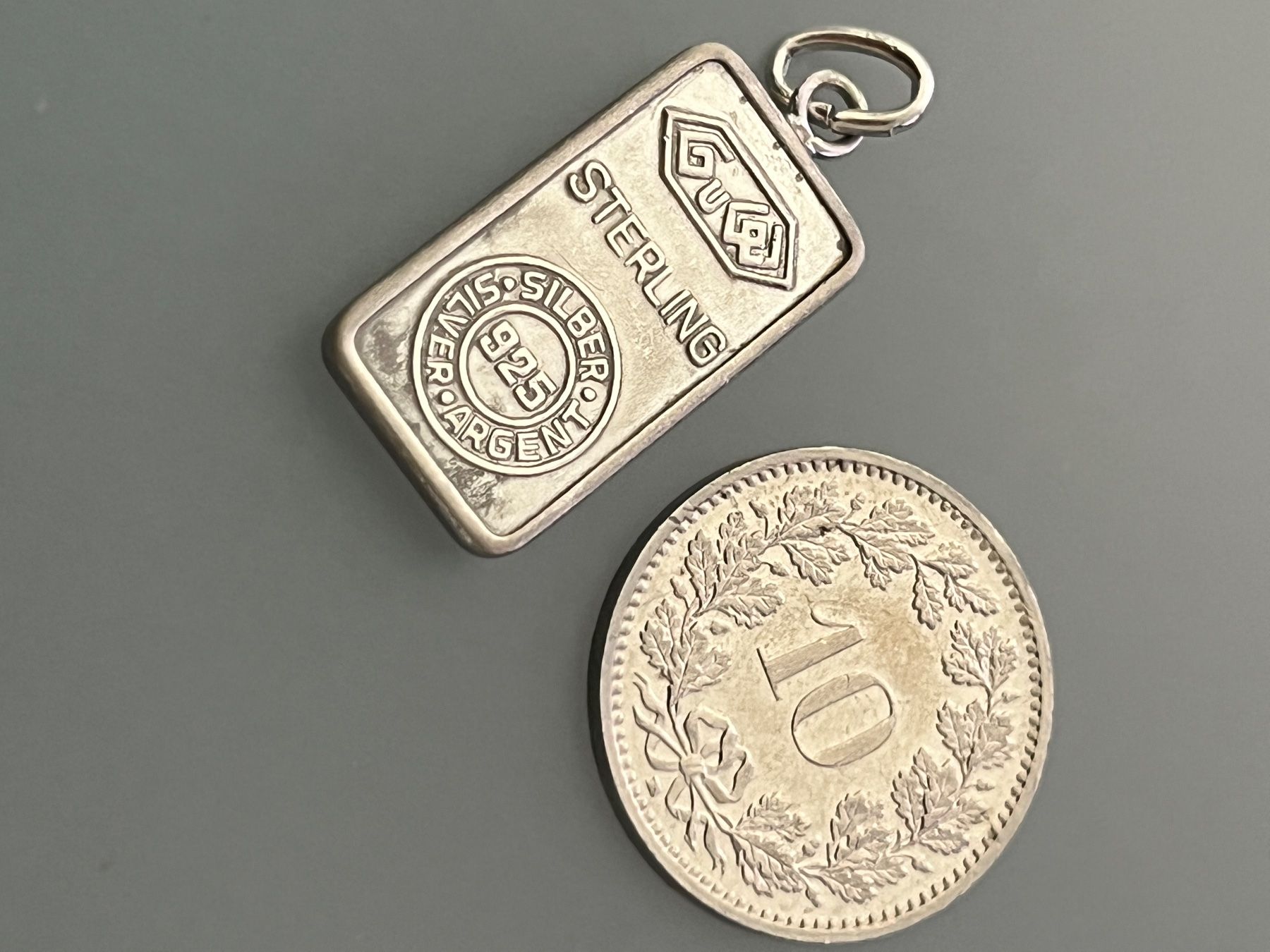 Anhänger: Anhänger Sterling Silber 925 GUW gestempelt – Gebraucht aus Obergösgen von Prokofiev 5
